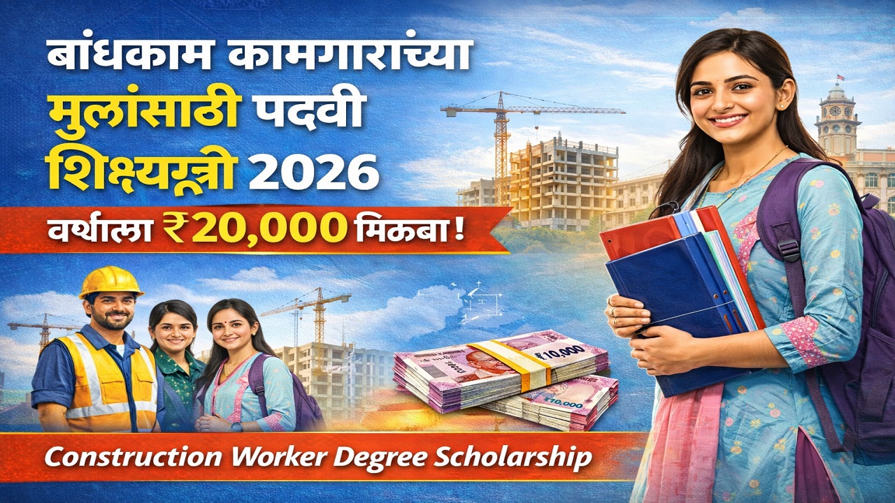 कामगार योजना पदवी स्कॉलरशिप